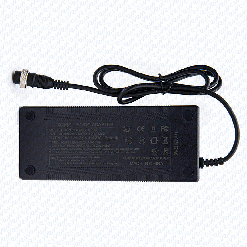 Premium charger with 52V 2A GX16 connector - for previous Dualtron MINI
